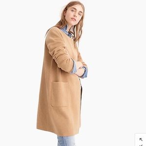 J Crew Juliette Collarless sweater-blazer